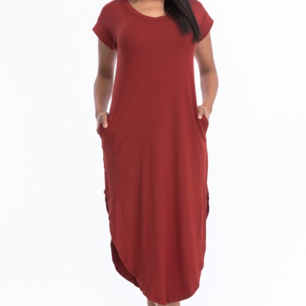 Cap Sleeve Maxi dress w/ pockets